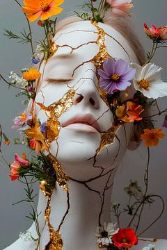 Goldene Kintsugi von John Dan