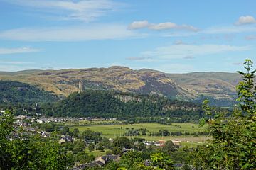 Blick über die Stadt Stirling in Schottland.