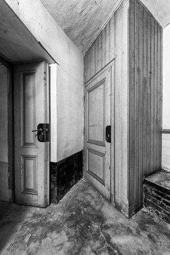 Detail van het interieur van fort bij Krommeniedijk