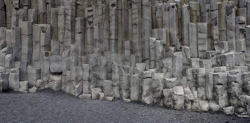 Basalt Reynisfjara, Ijsland van Bart Ceuppens