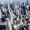 Skyline Manhattan vanaf Empire State Building van Ingrid Meuleman