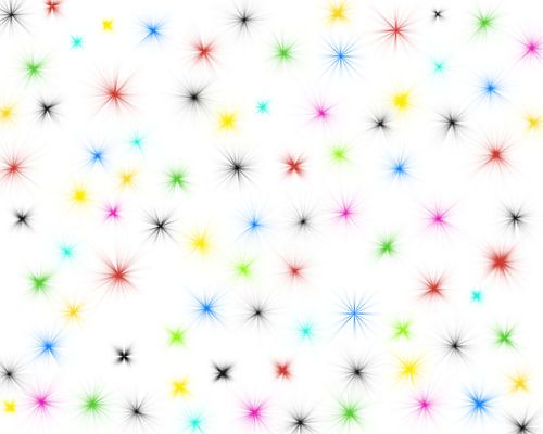 bunte Sterne