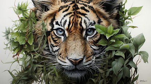Zeichnung eines Tigers