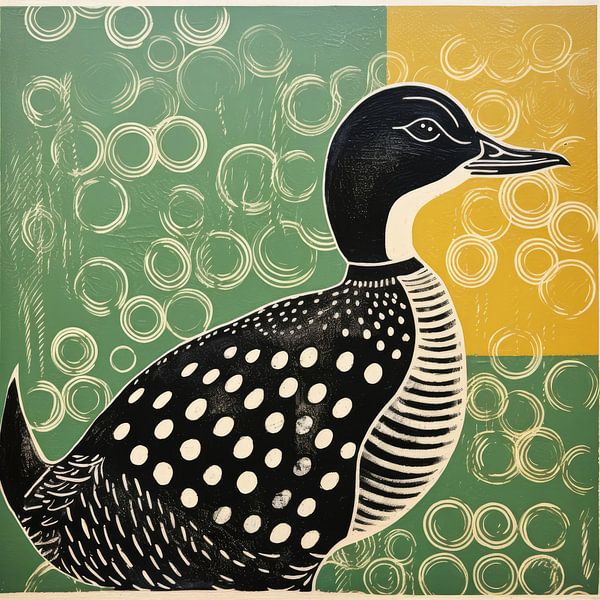 Whimsy Folk Grafisch Eendje van Aloke Design