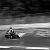 Nürburgring motorfiets Zwart-Wit von Sim Van Gyseghem