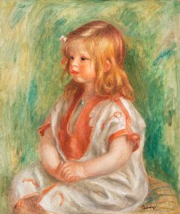 Portret kind, Claude Renoir, Renoir (1904) van Atelier Liesjes