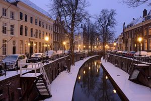 Nieuwegracht in Utrecht zwischen Paulusbrug und Pausdambrug von Donker Utrecht