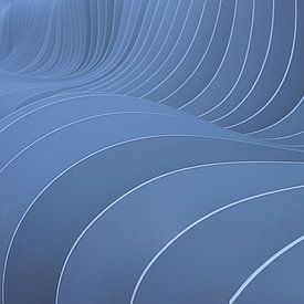 Blue waves van Edzo Boven