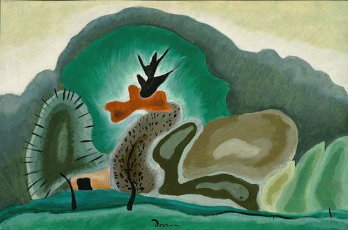 Arthur Dove-Mars Orange en Green