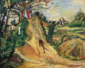 Chaim Soutine,Landschaft mit Figur