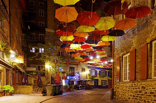 Romantische Gasse in Quebec  City