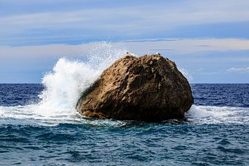 Rock in the sea - Majorca by resuimages