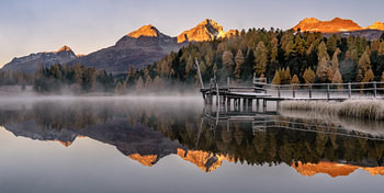 Automne en Haute-Engadine en Suisse
