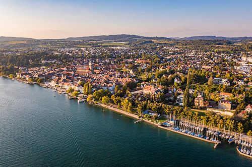 Luchtfoto van Überlingen aan het Bodenmeer