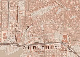 Map of Amsterdam Oud-Zuid by Stef van Campen