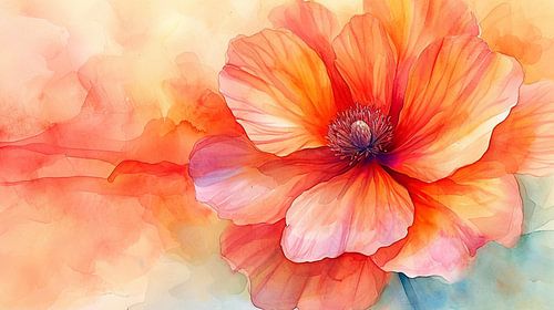 Frühlingsblume in orange