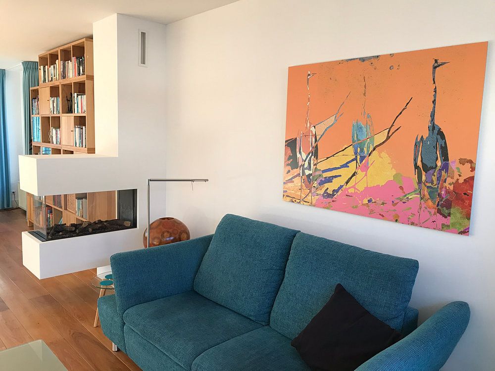 Three herons  von Gabi Hampe 