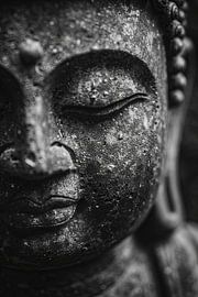 Boeddha in zwart-wit van Poster Art Shop