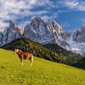 Villnößtal idyllique dans le Tyrol du Sud sur Achim Thomae Photography