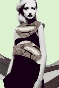 Modernes Porträt / Collage