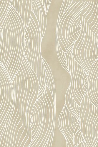 Art abstrait moderne. Lignes organiques minimalistes no.  4