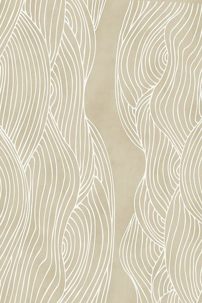 Modern abstract art. Organic minimalist lines no.  4 by Dina Dankers
