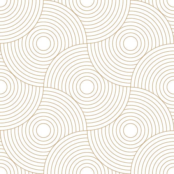 Japanese retro abstract geometric art in yellow on white 12 by Dina Dankers