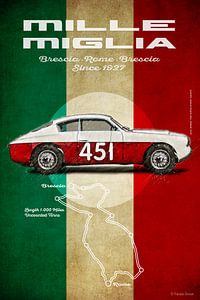 Mille Miglia Vintage Alfa Romeo 1900 sur Theodor Decker