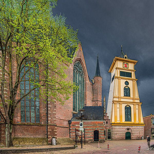 Enkhuizens hölzerne Westerkerktoren von Harrie Muis