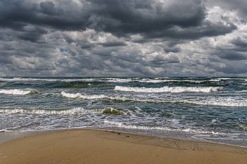 am Strand von Baabe auf Rügen von Peter Eckert