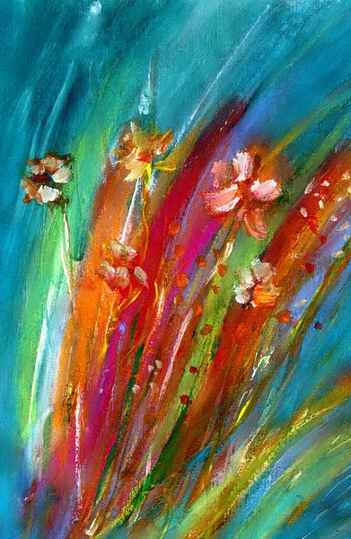 Flowers in the night by Claudia Gründler