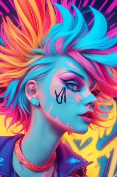 Punk Girl van DeVerviersBelgium