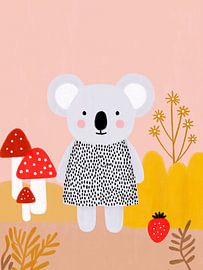 Verspieltes Koala-Kinderzimmer