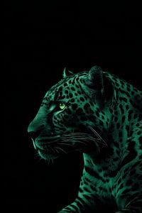 Leopard im Schatten Grün Das Schweigen der Jagd