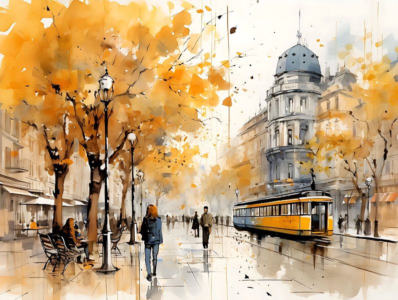 Madrid Sketch van PixelPrestige