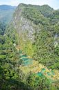 Vue des chutes d'eau de Semuc Champey Guatemala par My Footprints Aperçu