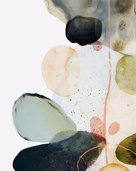 Moderne en abstracte organische vormen