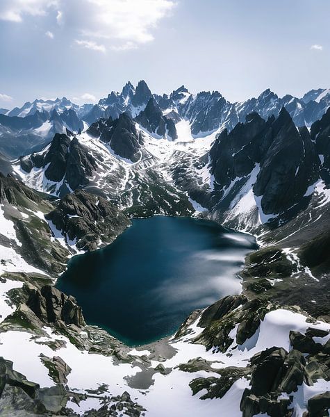 Bergzauber von fernlichtsicht