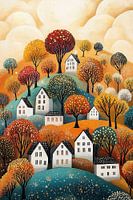 Village aux couleurs d'automne n°6