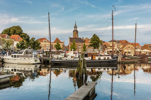 De haven in Blokzijl.
