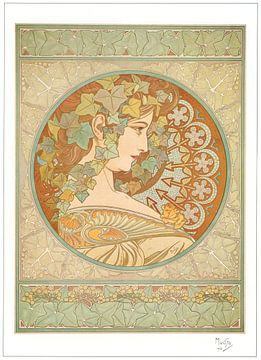 Le Lierre by Alphonse Mucha by Peter Balan