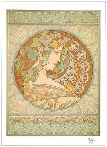 Le Lierre by Alphonse Mucha