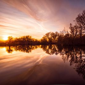 Sunsetreflection by Niels Vanhee