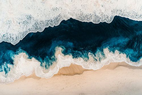 Golven op het strand