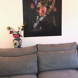 Customer photo: Royal Flora by Fine Art Flower - Artist Sander van Laar, on canvas