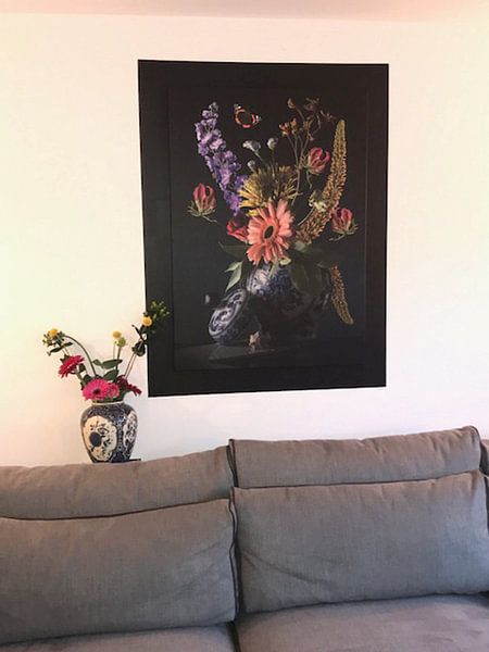 Customer photo: Royal Flora by Fine Art Flower - Artist Sander van Laar, on canvas