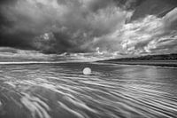 A buoy in the rough sea along the coast of Zeeland!
