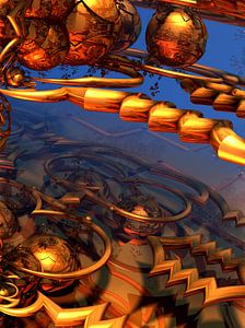 3d render illustration fantasy fractal