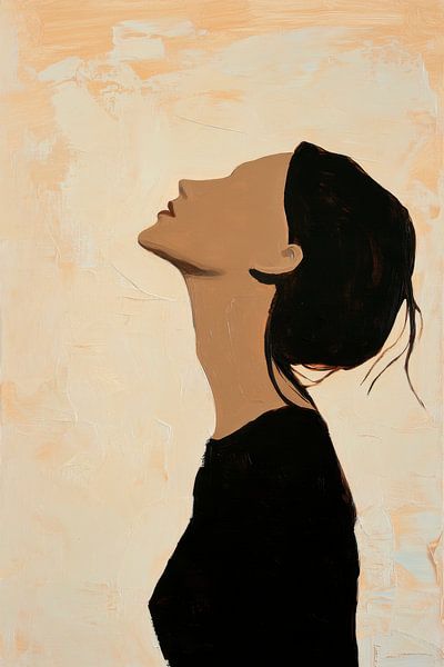 Nachdenkliches Profil von Poster Art Shop