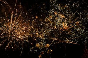 Silvesternacht. Feuerwerk. Urban.